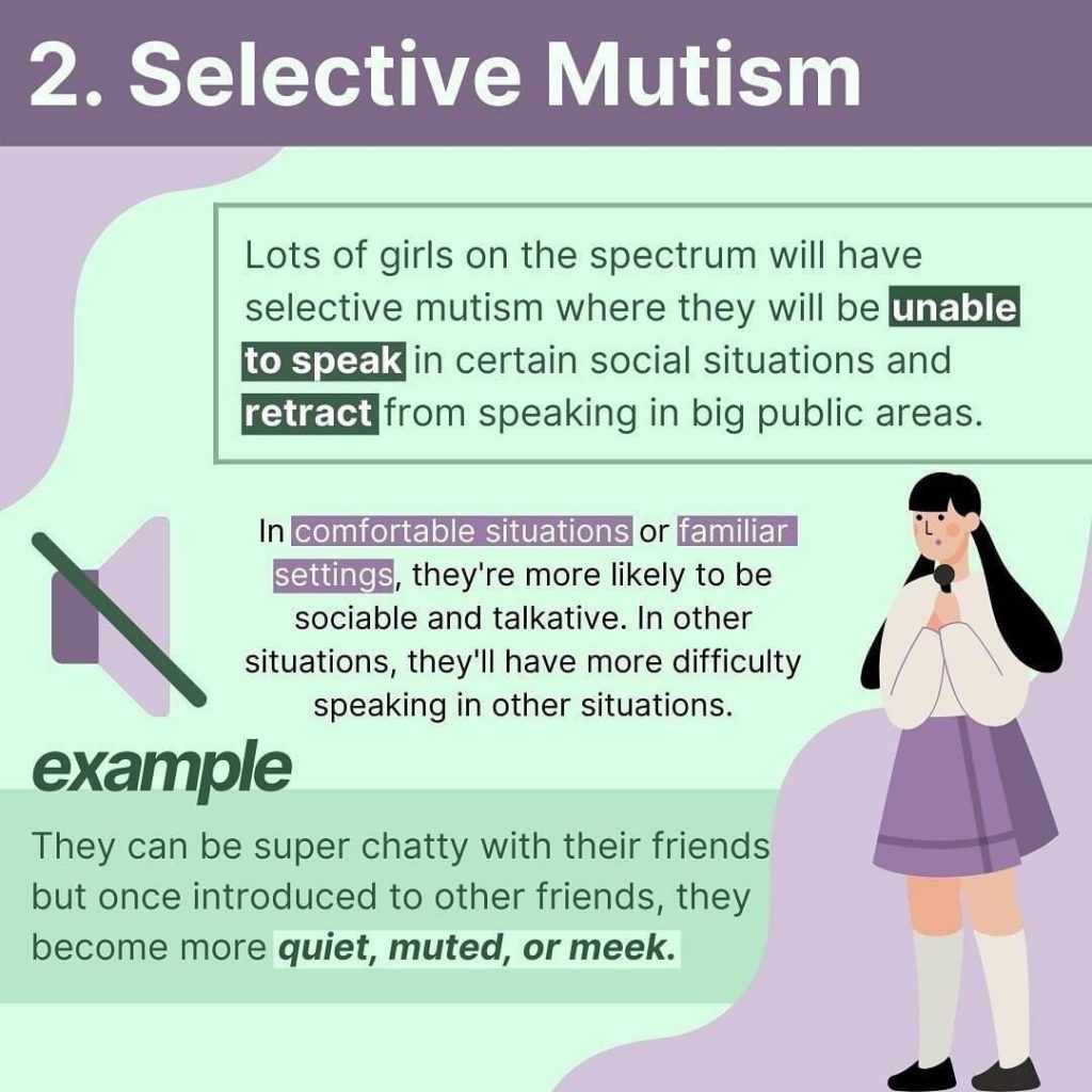 female presentation of autism